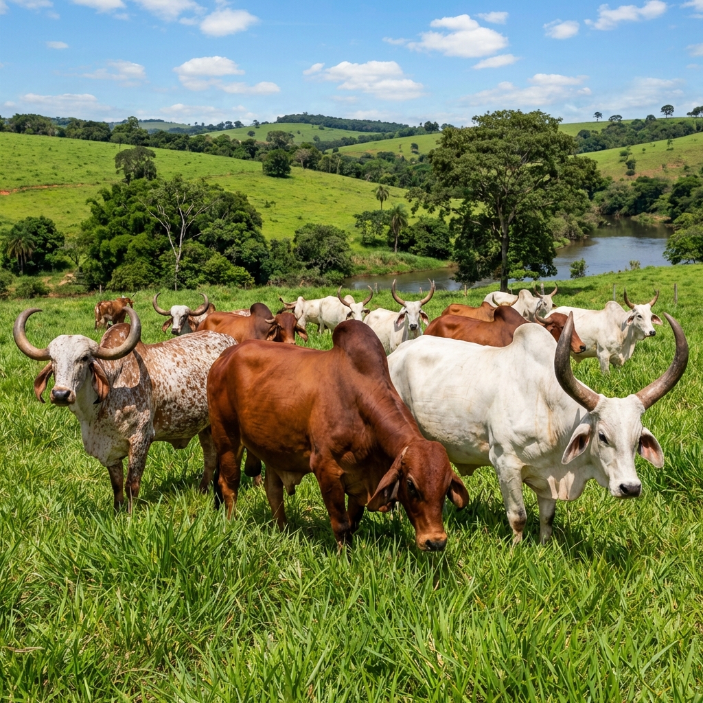 Raças Zebuínas: Gir, Sindi e Guzerá